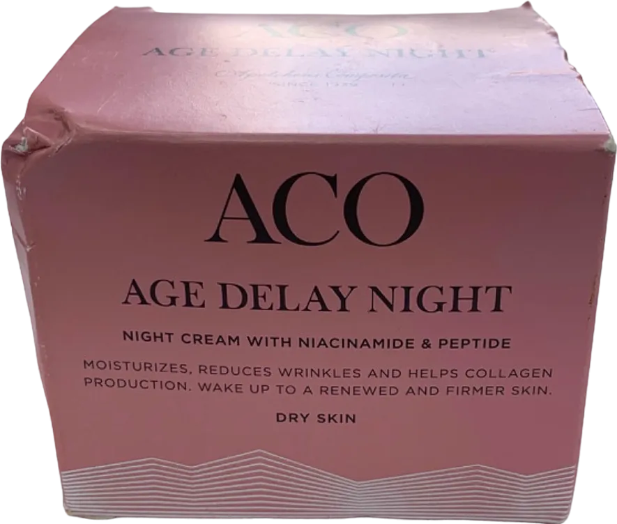 ACO Age Delay Night Night Cream Dry Skin 50 ml