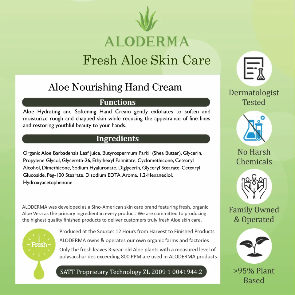 Aloe Nourishing Hand Cream