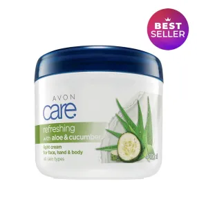 Avon Care Aloe & Cucumber Multipurpose Cream for Face, Hands & Body - 400ml