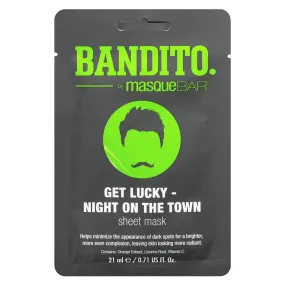 Bandito Get Lucky - Night on the Town Sheet Mask for Men