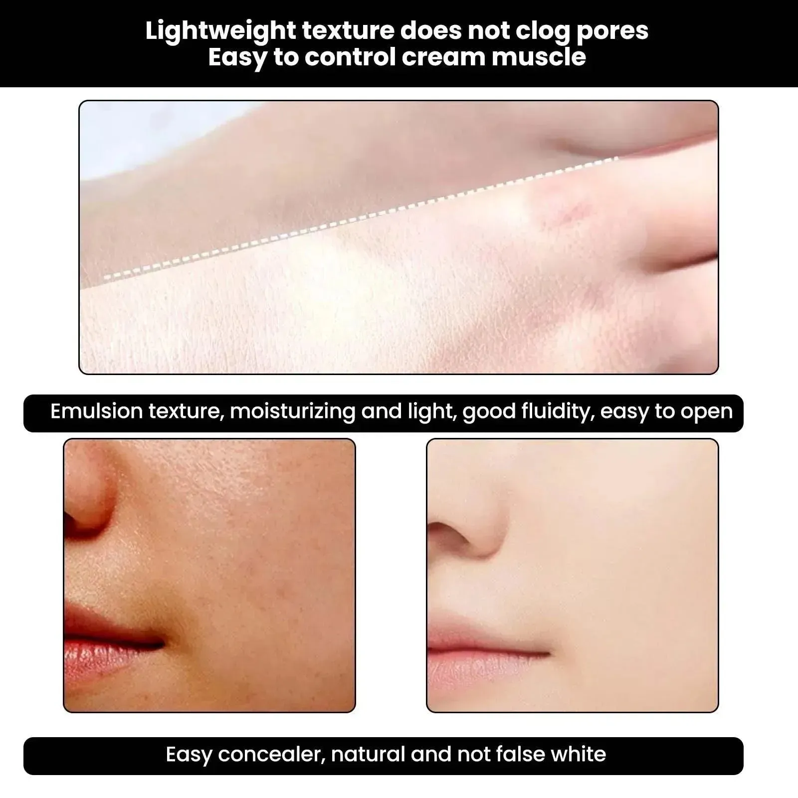 Brightening Skin Tone, Moisturizing And Moisturizing Lazy Face Cream