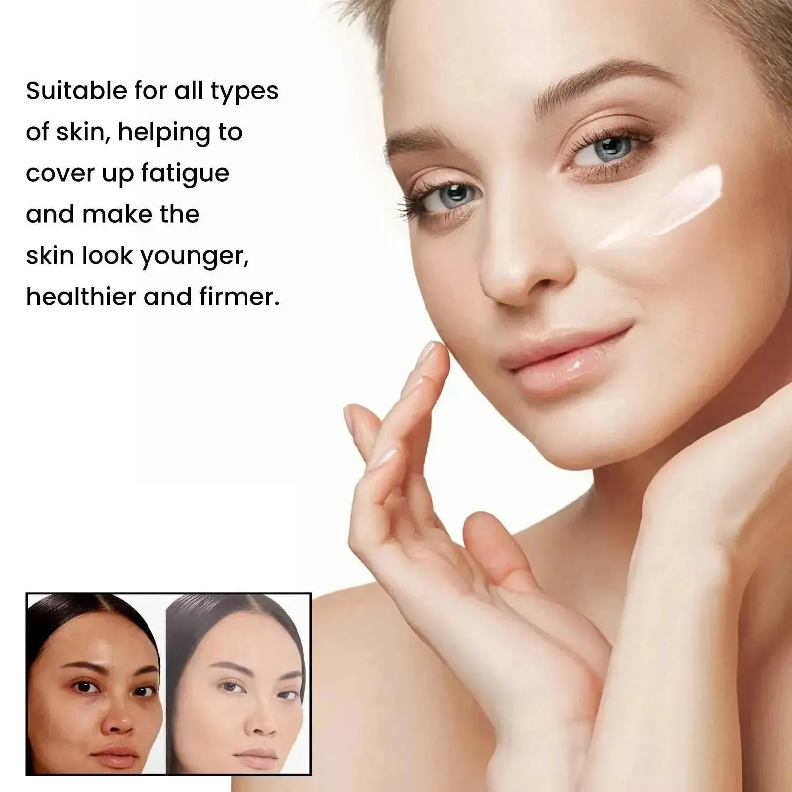 Brightening Skin Tone, Moisturizing And Moisturizing Lazy Face Cream