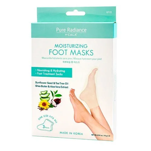 Cala Moisturizing Foot Mask Socks 3 Pairs