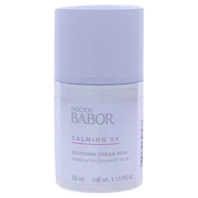 Calming Rx Soothing Cream Rich by Babor for Women - 1.7 oz Cream