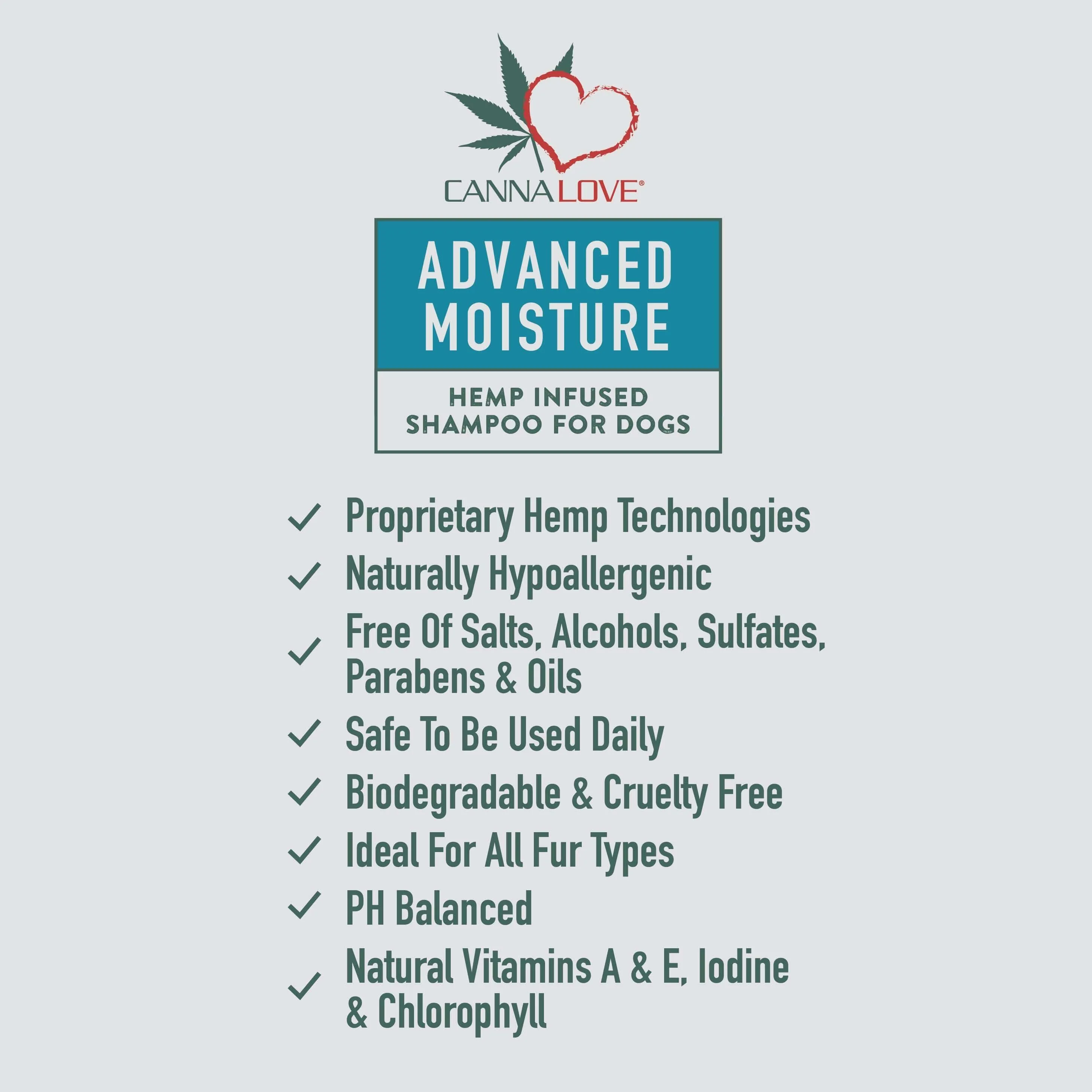 CannaLove Advanced Moisturizing Shampoo