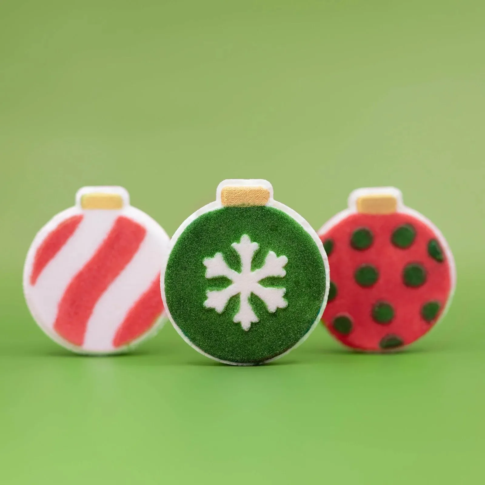 Christmas Ornaments Bath Bomb 3 Pack Set