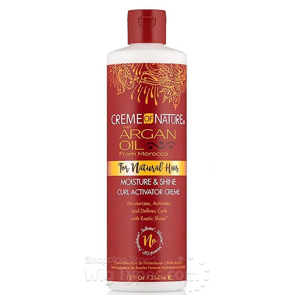 Creme of Nature Argan Oil Moisture & Shine Curl Activator 12oz