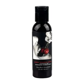 Earthly Body Edible Massage Lotion - Cherry, 2oz/60ml