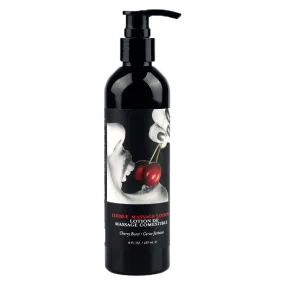 Earthly Body Edible Massage Lotion - Cherry, 8oz/237ml