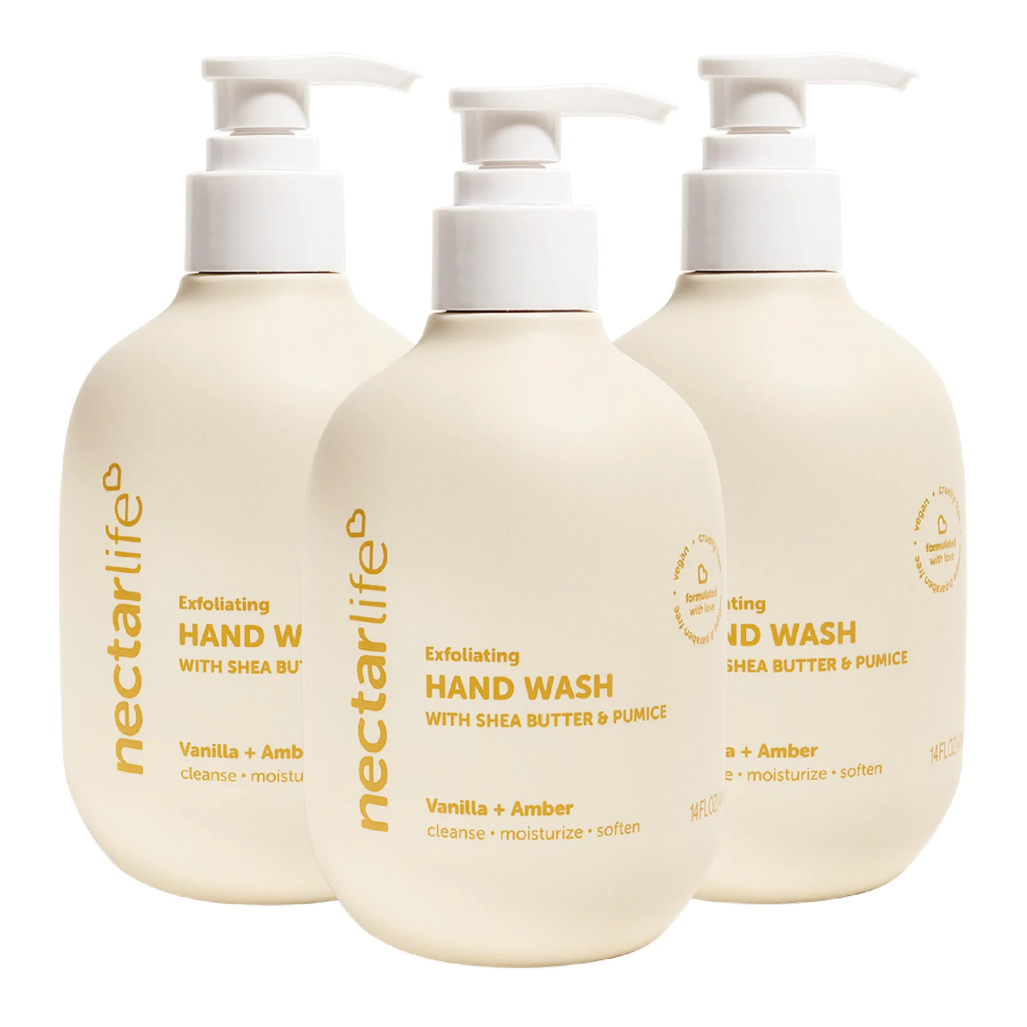 Exfoliating Hand Wash 3 Pack