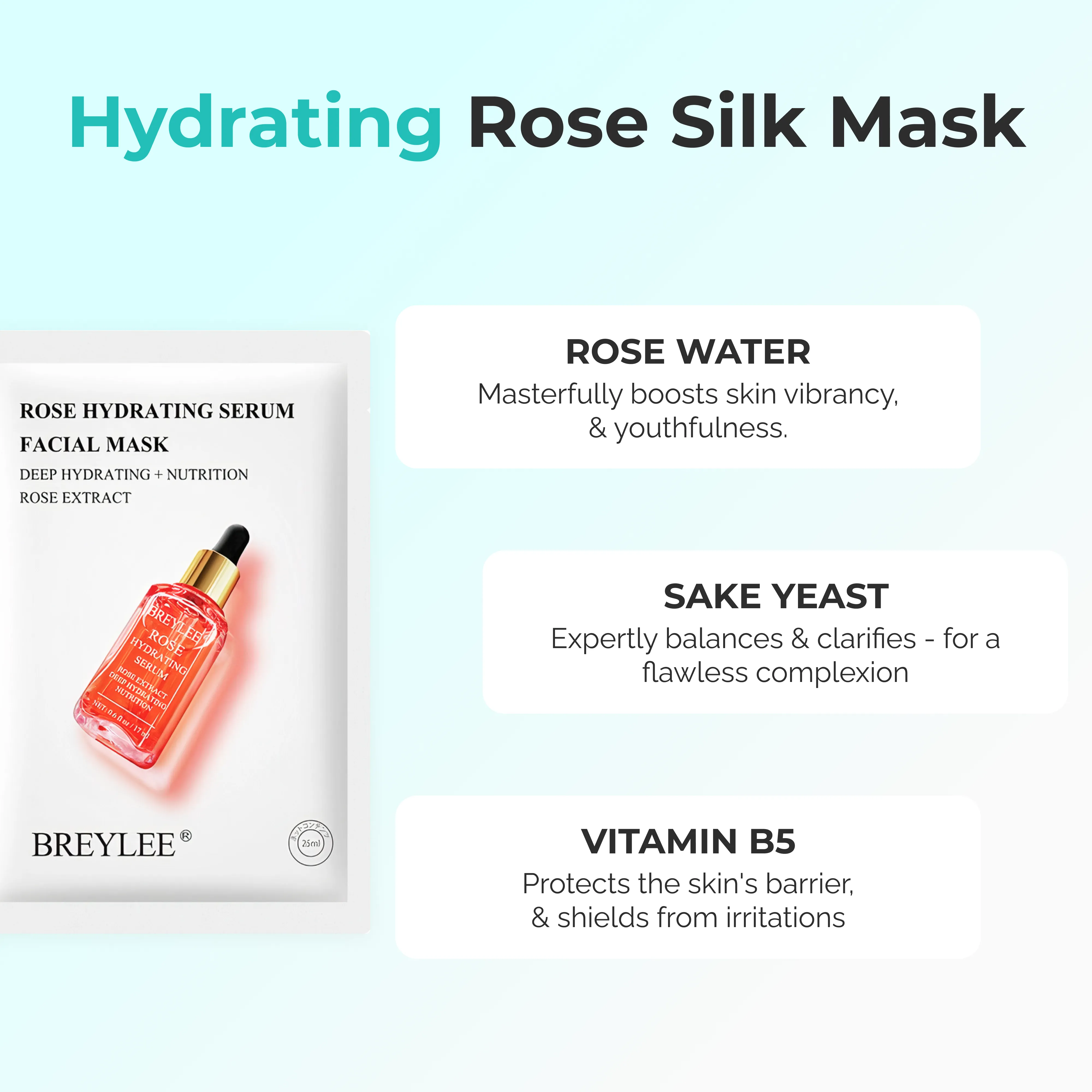 Hydrating Rose Silk Mask