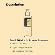 Hydrating Serum For Face With Snail Secretion Filtrate For Dark Spots And Fine Lines