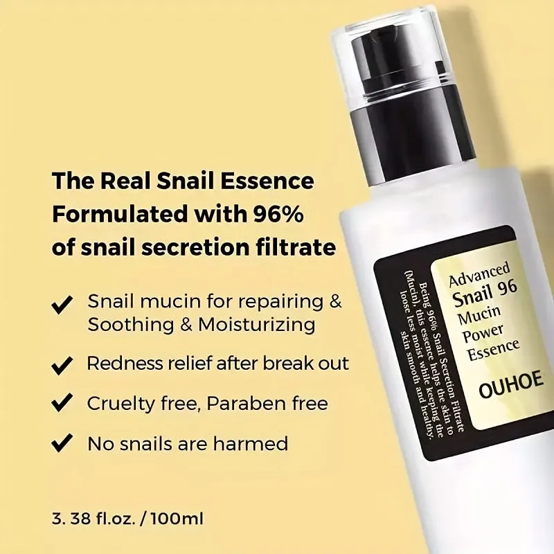 Hydrating Serum For Face With Snail Secretion Filtrate For Dark Spots And Fine Lines