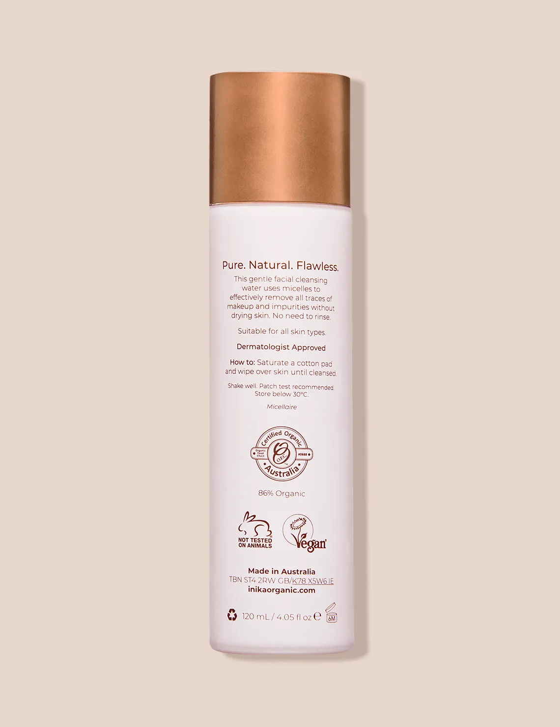 INIKA Organic Phyto-Active Rosewater Micellar