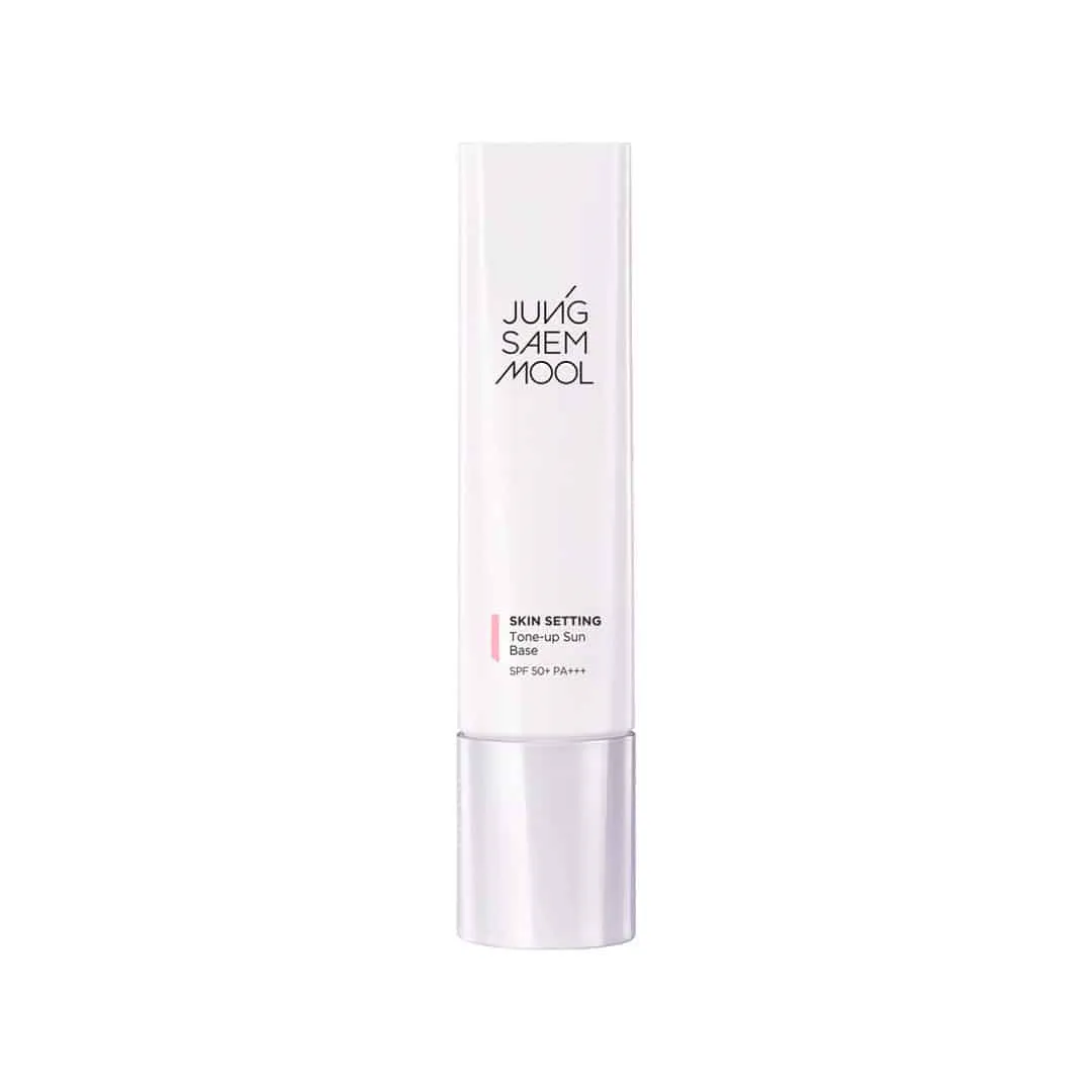 Jung Saem Mool Tone Up Skin Base SPF50 /PA    Skin Setting 40ml 韩国郑瑄茉水润持久润色隔离妆前乳 40ml