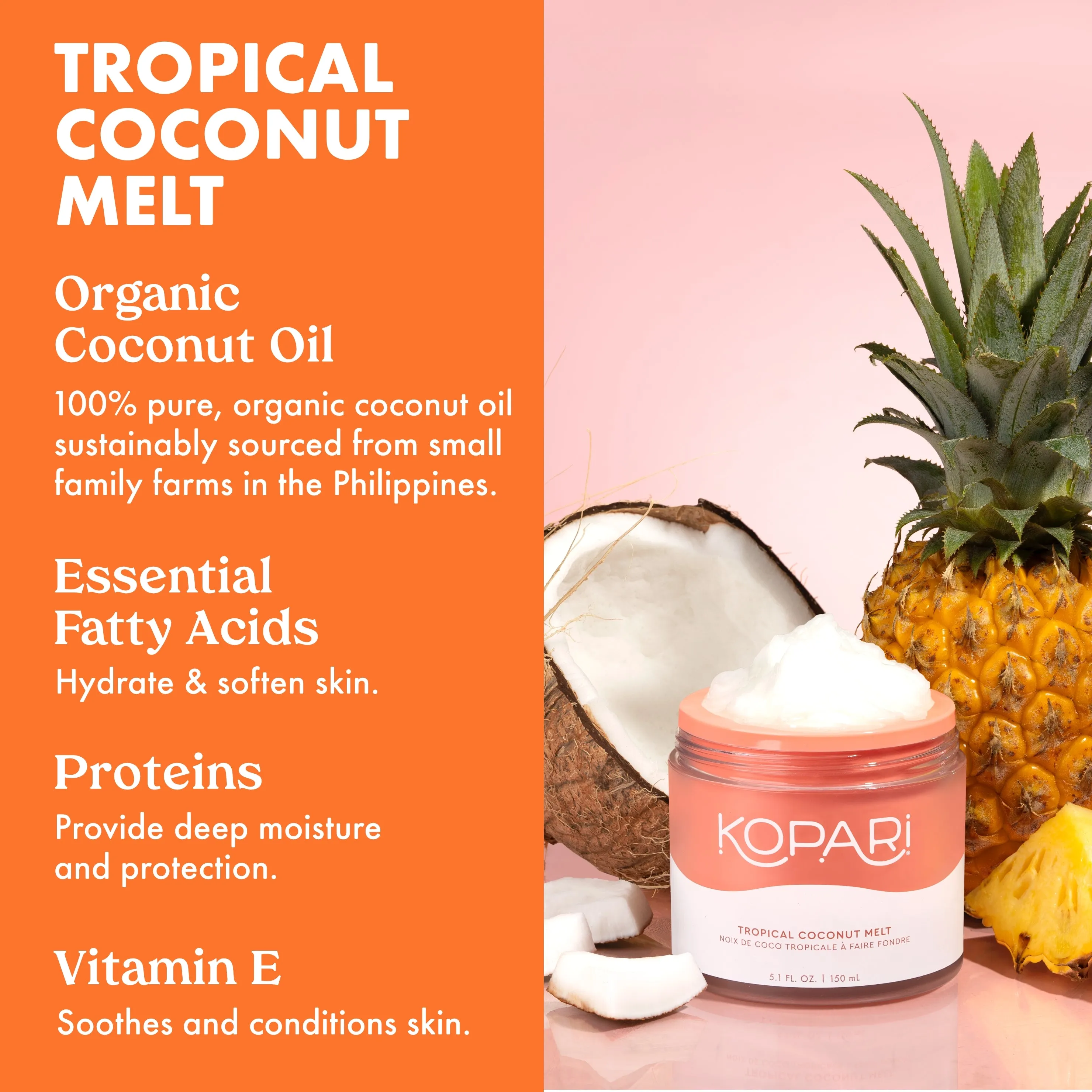 Organic Tropical Coconut Melt