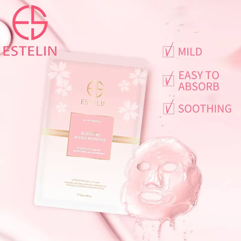 Pack of 5 - Estelin Cherry Blossoms Micro Nutritive Essence Mask