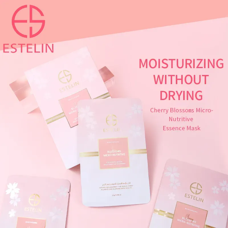 Pack of 5 - Estelin Cherry Blossoms Micro Nutritive Essence Mask