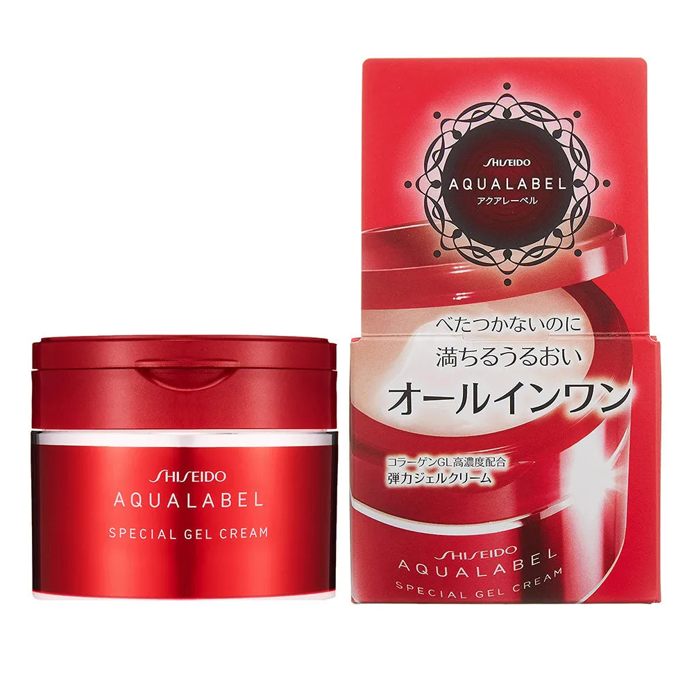 Shiseido Aqua Label Special Gel Cream Moist 90g - Red