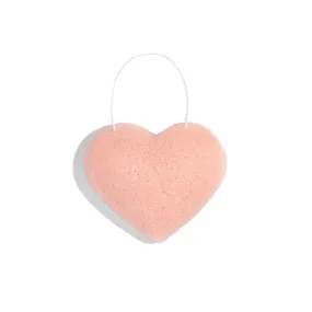 The Cleansing Sponge Rose Clay Heart