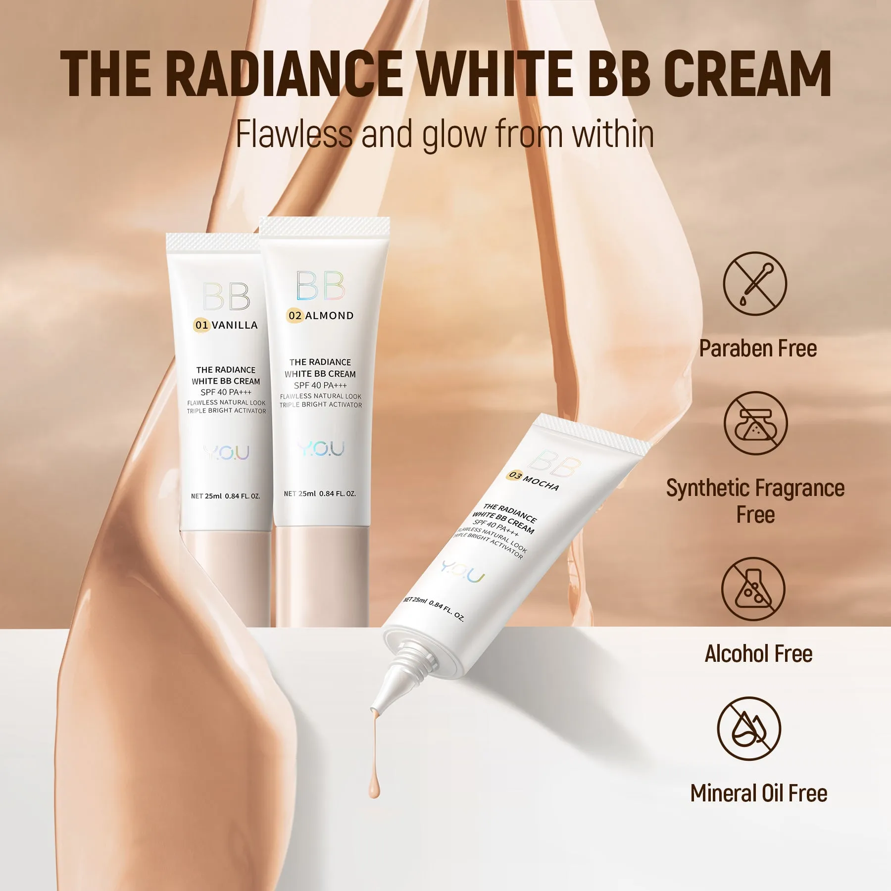 The Radiance White BB Cream SPF 40 PA   