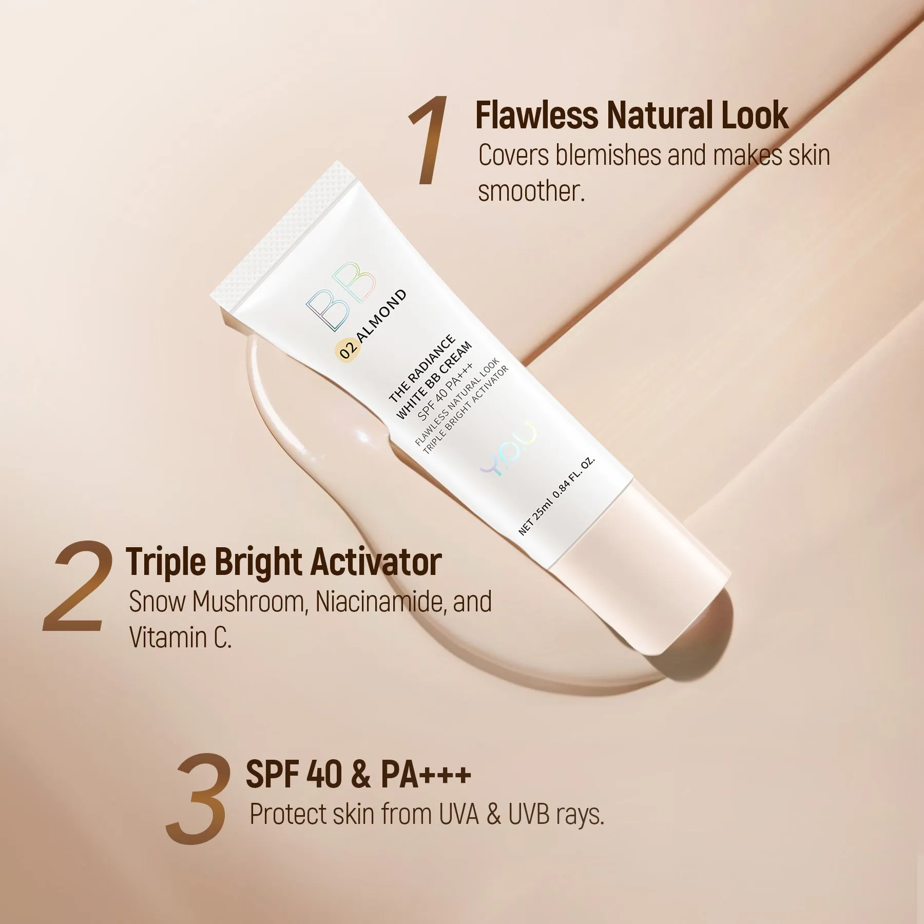 The Radiance White BB Cream SPF 40 PA   