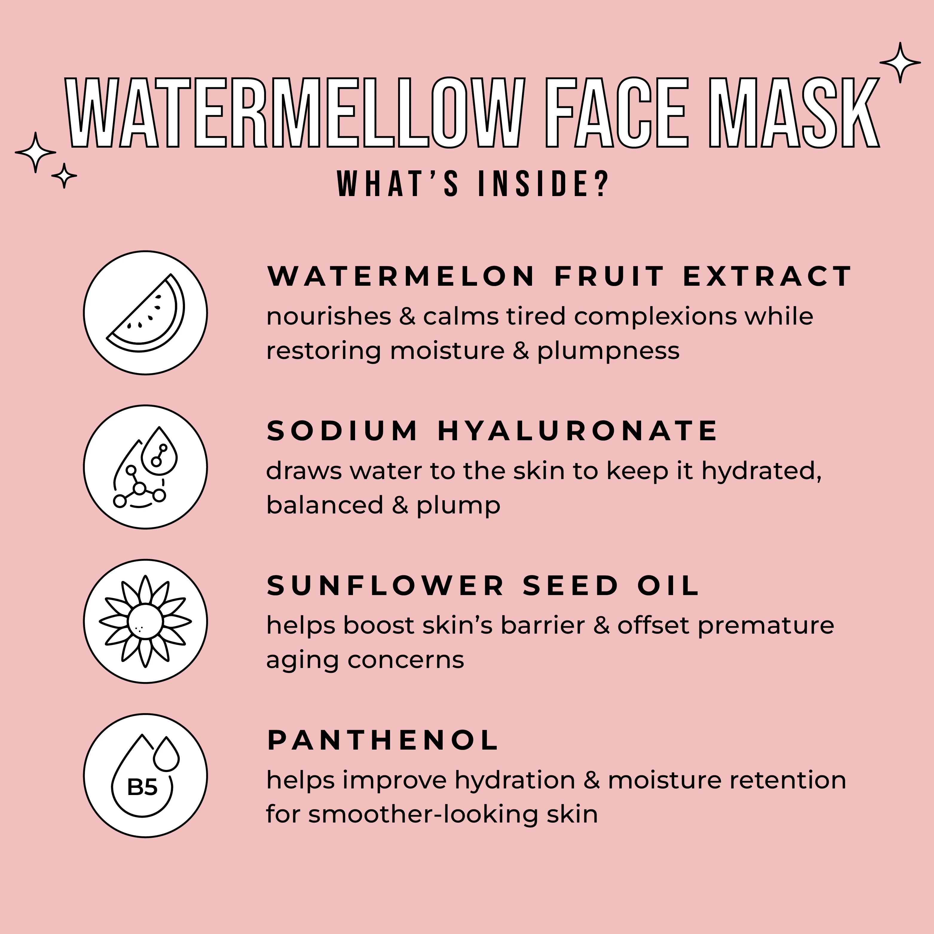 Watermellow Hydrating Face Mask